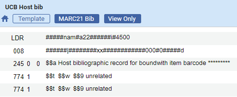UCB Host bib template screenshot